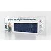 GEMBIRD 3-color backlight multimedia klaviatūra juodas US išdėstymas