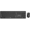 Klaviatūra Gembird KBS-WMS-01-CYRL Silent key Pro Business wireless desktop set, juodas, RU išdėstymas