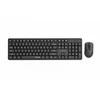 Klaviatūra Gembird KBS-WMS-01 Silent key Pro Business wireless desktop set, juodas, US išdėstymas