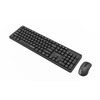 Klaviatūra Gembird KBS-WMS-01 Silent key Pro Business wireless desktop set, juodas, US išdėstymas