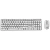 Klaviatūra Gembird KBS-WMS-01-W-CYRL Silent key Pro Business wireless desktop set, baltas, RU išdėstymas