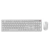 Klaviatūra Gembird KBS-WPS-01 Slim Pro Business wireless desktop set, baltas, US išdėstymas