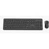 Klaviatūra Gembird KBS-WPS-01 Slim Pro Business wireless desktop set, juodas, US išdėstymas