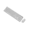 Klaviatūra Gembird KBS-WPS-01 Slim Pro Business wireless desktop set, baltas, US išdėstymas