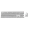 Klaviatūra Gembird KBS-WPS-01 Slim Pro Business wireless desktop set, baltas, US išdėstymas