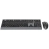 Klaviatūra Gembird KBS-WPS-02-CYRL Dual-mode slim wireless desktop set, 2.4G+BT, RU išdėstymas