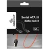 GEMBIRD CC-SATAM-DATA Serial ATA III 50 cm Data Cable metal clips red