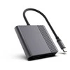 Gembird A-CM-HDMIFDPF-01 USB-C to HDMI + DP adapter, 4K 60Hz, juodas