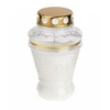 Geralda Candle Grafas. 55 h. Baltas col.