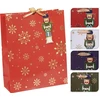 None Gift bag Snowflakes. 26 cm x 32 cm