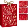 Gift bag Velvet. 11.5 cm x 16 cm. red col.