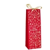 Nežinomas Gift bag Velvet Bottle. 13 cm x 35 cm. red col.