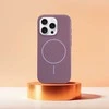 OEM dėklas, skirtas iPhone 16 PLUS, blizgus Mag dėklas, suderinamas su MagSafe violetine