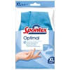 Latekso pirštinės Spontex Optimal, XL, mėlyna, 1 pora