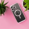 OEM dėklas, skirtas iPhone 15, Electro Mag dėklas, suderinamas su MagSafe, auksinis-rose