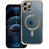 Oem dėklas iPhone 12 PRO MAX Electro Mag Cover, suderinamas su MagSafe, auksinis