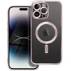 OEM dėklas, skirtas iPhone 17, Electro Mag dėklas, suderinamas su MagSafe, auksinis-rose