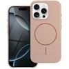 Dėklas Oem Case for iPhone 16 PLUS Glossy Mag Cover compatible with MagSafe desert auksinis