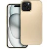 Oem dėklas, skirtas iPhone 15, Metallic auksinis