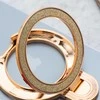 OEM telefono stovas CIRCLE GLITTER - priklijuojamas - auksinis