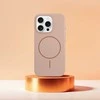 OEM dėklas, skirtas „iPhone 16 PLUS Premium Glossy Mag Cover“, suderinamas su „MagSafe“ ir kameros valdymo mygtuku, dykuminis auksinis