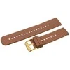 Pacific U27 rubber watch strap - ruda/auksinis - 18mm