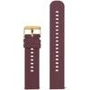 Pacific U27 rubber watch strap - violetinė/auksinis - 22mm