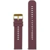 Pacific U27 rubber watch strap - violetinė/auksinis - 18mm