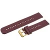 Pacific U27 rubber watch strap - violetinė/auksinis - 20mm