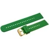 Pacific U27 rubber watch strap - žalias/auksinis - 18mm