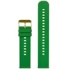 Pacific U27 rubber watch strap - žalias/auksinis - 22mm