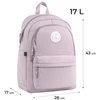 Gopack School backpack GO26-141L-2. pink col.. 28x17x43 cm