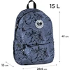 Gopack Mokyklinė kuprinė GO26-188M-3. pilka sp.. 28,5x13x41 cm