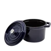 Grand_Feu Emaliuotas ketaus mini puodas, mėlynas, 0,65 l.