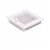 Židinio grotelės HEARTH 170x170mm, (baltos su žaliuzėmis)