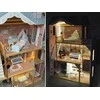 Jokomisiada Gražus dviejų aukštų didelis medinis lėlių namelis su baldais ZA5458