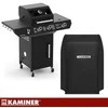 Gas grill 2+1 10kW Varen Juodas 3.0 Kaminer