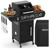 Gas grill 2+1 10kW Varen Juodas 3.0 Kaminer
