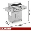 Gas grill 4+1 17kW Varen 5.0 Kaminer