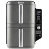Karšto oro gruzdintuvė Ninja Double Stack XL, 2 lygių, 9,5 l, SL400EU, Tamsiai pilka