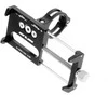Dėklas Forcell GUB bike holder for mobile phone G85 Aliuminio juodas