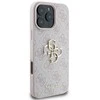GUESS dėklas skirtas Apple iPhone 16 Pro Max GUHCP16X4GMGPI (4G PU Big Logo) rožinės spalvos