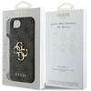 GUESS dėklas skirtas Apple iPhone 16e (SE 4 2025) GUHCPSE44GMGGR (4G PU Big Logo) juodos spalvos