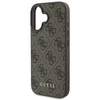 GUESS dėklas skirtas Apple iPhone 16 GUHCP16SG4GFBR (PU 4G Classic) rudos spalvos