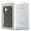 GUESS dėklas skirtas Apple iPhone 16 GUHCP16SG4GFBR (PU 4G Classic) rudos spalvos