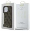 Guess 4G Classic - dėklas skirtas Apple iPhone 16 Pro ruda