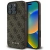 Guess 4G Classic - dėklas skirtas Apple iPhone 16 Pro ruda