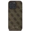 Guess 4G Classic - dėklas skirtas Apple iPhone 16 Pro ruda