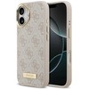 Dėklas Guess 4G Logo Plate MagSafe Case for iPhone 17 - Rožinė