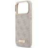Dėklas Guess 4G Logo Plate MagSafe Case for iPhone 17 Pro Max - Rožinė